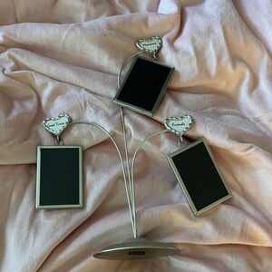 Silver Heart Photo Frame Tree